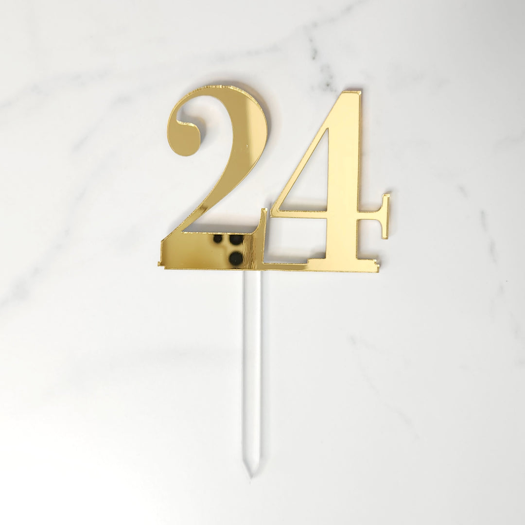 Number Cake Topper