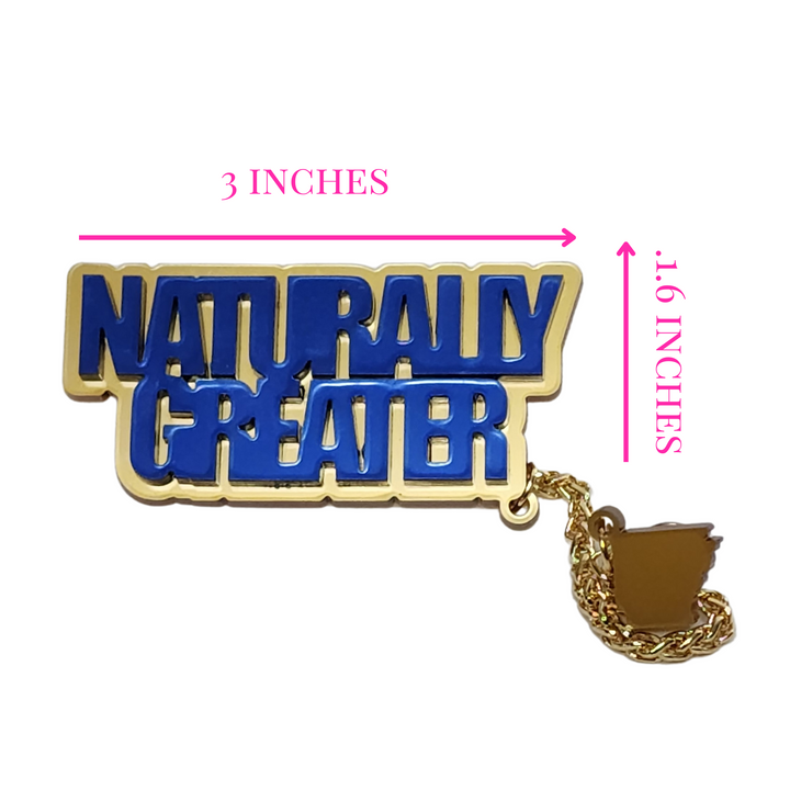 Naturally Greater Lapel Pin